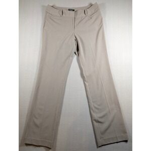 The Limited The New Drew Tan Khaki Bootcut Leg Dress Pants Womens 12 Stretch